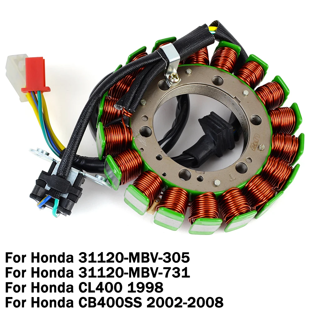 

Motorcycle Ignition Magneto Stator Coil for Honda CB400SS 2002-2008 CL400 1998 31120-MBV-305 Engine Generator Coil CL CB 400 SS