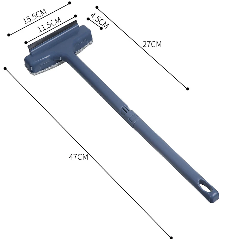 Glass Wiper Household Double-sided Wipe High-rise Wiper Window Scrubber Glass Cleaning Tool Telescopic Rod window cleaning brush window cleaner