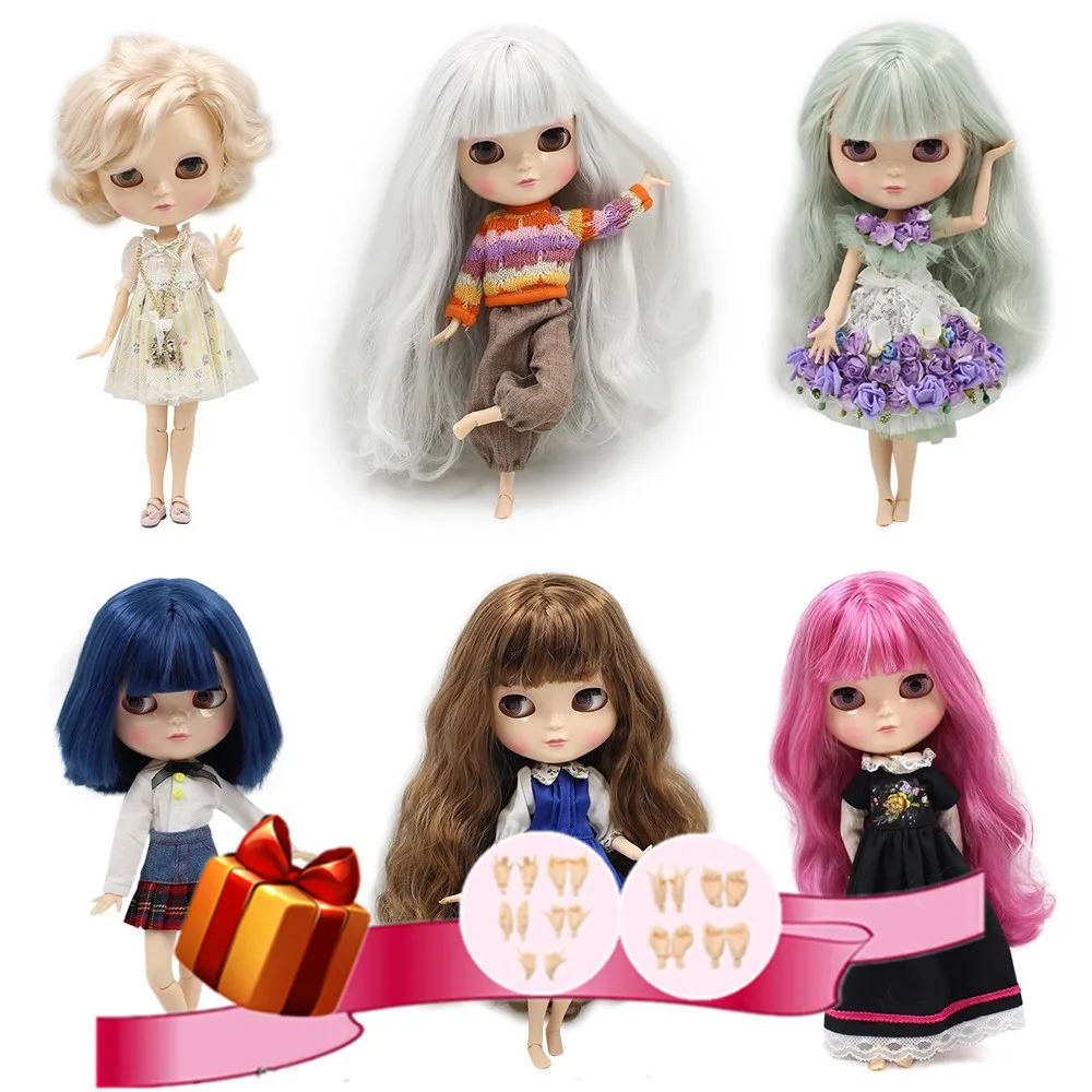 Premium 1/6 Scale Icy Doll with Soft Hair & Extra Hand Set - Makeup Edition