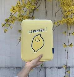 Pochette de protection pour tablette, étui dessin animé 12.9 citron pour Ipad Pro Mini Air 2 3 4 5 11 2020 pouces, pochette pour ordinateur portable 