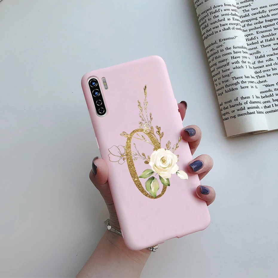 cases for oppo back For OPPO A91 Case 6.4" For OPPO F15 Case Funda Silicone Soft Flowers Letters Phone Case Back Cover For OPPO A91 A 91 2020 Cases oppo phone cases