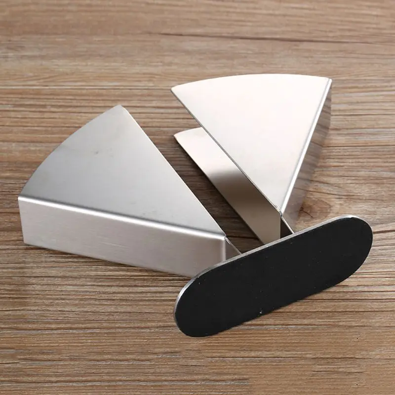 

Stainless Steel Napkin Holder Paper Serviette Dispenser Vertical Decorative Tissue Rack Box for Dining Table Kitchen Countertop