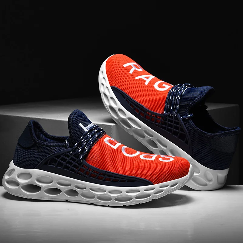 

2020 summer Men Running Shoes for Men Sports Shoes men Breathable Adult Athletic Trainer super light Sneaker for Man unisex size