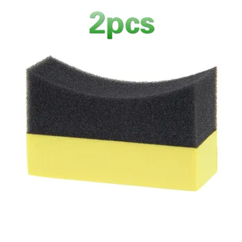 

2pcs Multifunctional Car Wheels Brush Tire Hub Waxing Sponge Cleaner Polishing Brush Interior Cleaning Tools Auto Accessories
