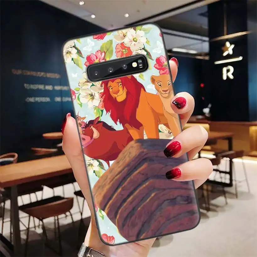 Cartoon Movie Lion King Black Case For Samsung Galaxy A50S A10S A20S A10 A20E A30 A40 5