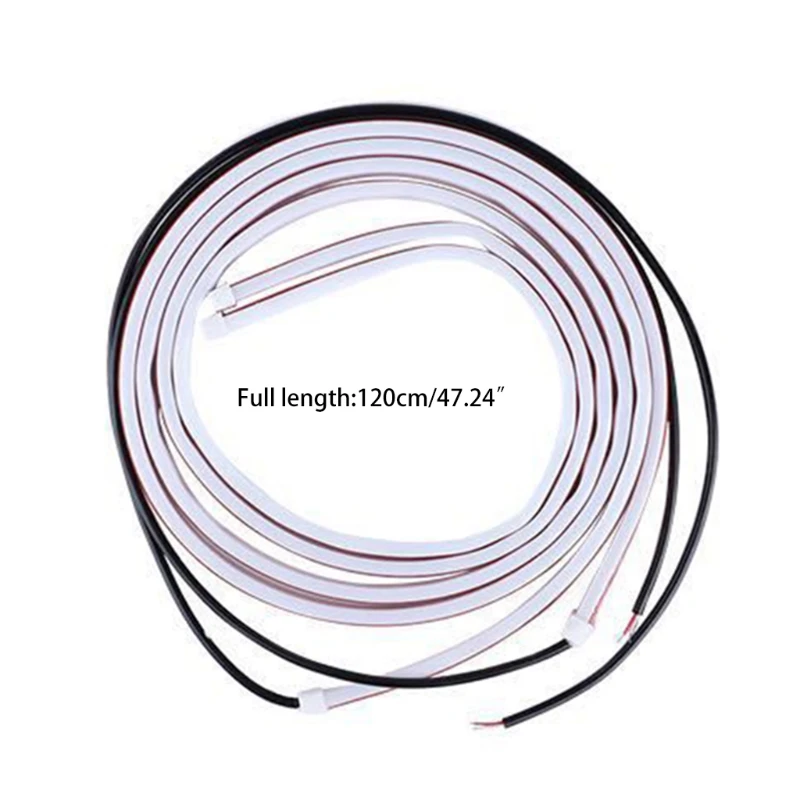 

Car Door LED Warning Light Strip, 2-Pack 47 Inch Dual Colors Warning Light Flash Q39F