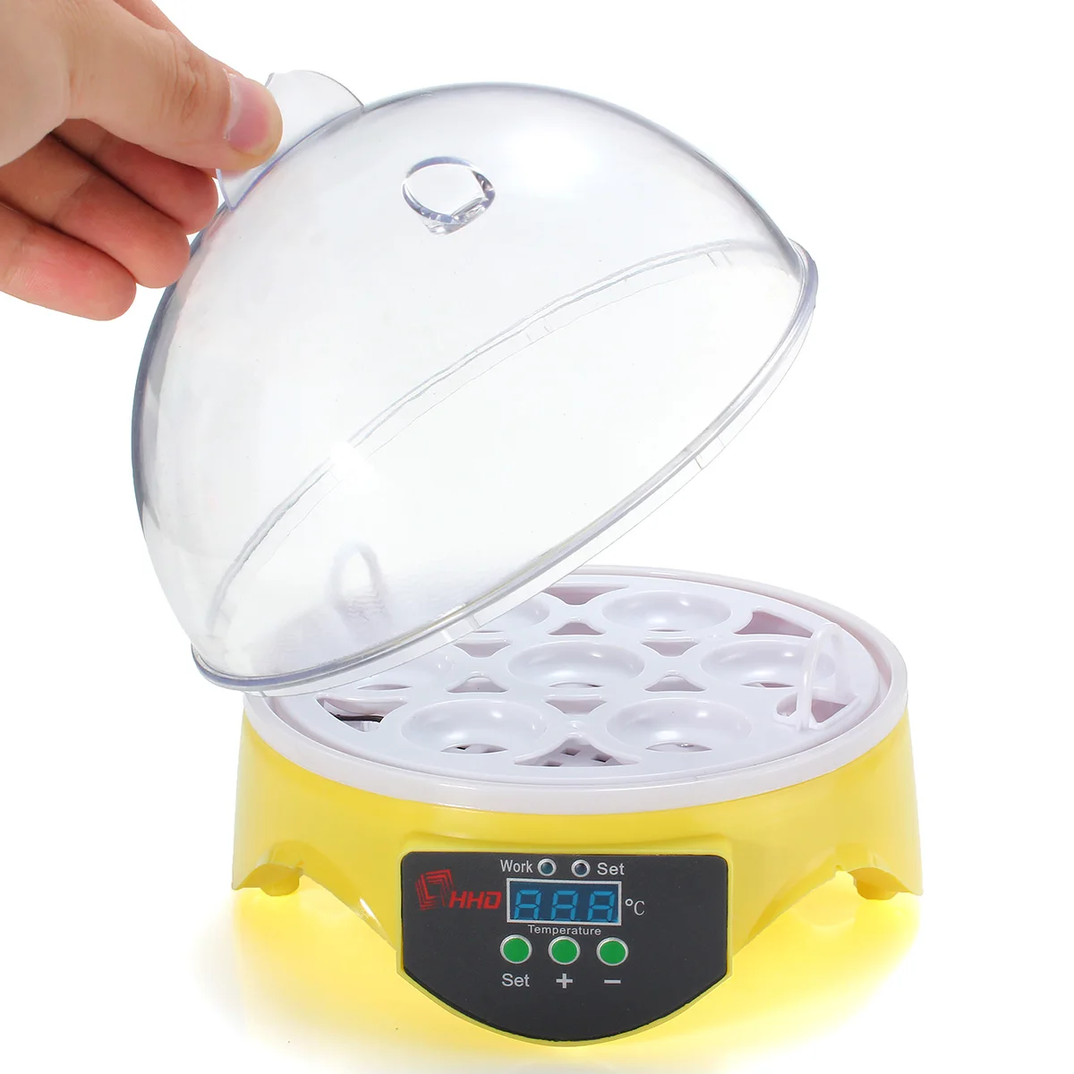 7 s Capacity Incubator Mini Incubator Brood Machine Chicken Duck Hatcher Electronic Automatic Incubator Brooder Tools