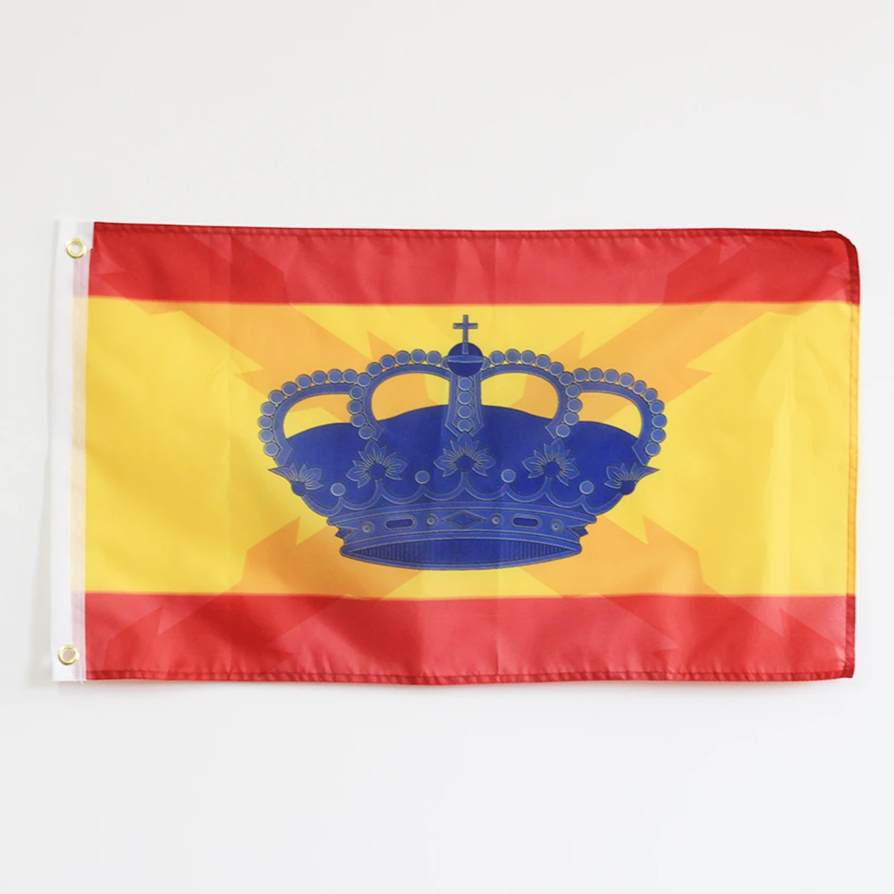 Uplifted fordøje farligt Flag Of Spain With The Cross Of The Nautical Crown Of Burgundy 3x5 Ft 100d  Polyester Brass Grommets - Flags - AliExpress