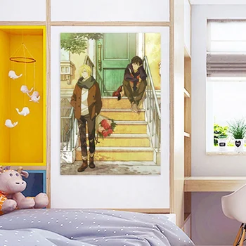 

Anime Poster Banana Fish Ash Okumura Eiji Couples yaoi Wall Scroll Painting Art Prints Home Room Decoration