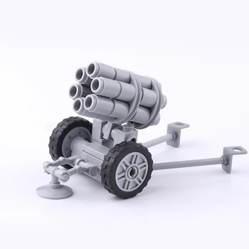 

1 Set Anti-Missile City Building Blocks Weapon Compatible Military Figures Trucks WW2 Soldier Bricks Toys For Kids B119