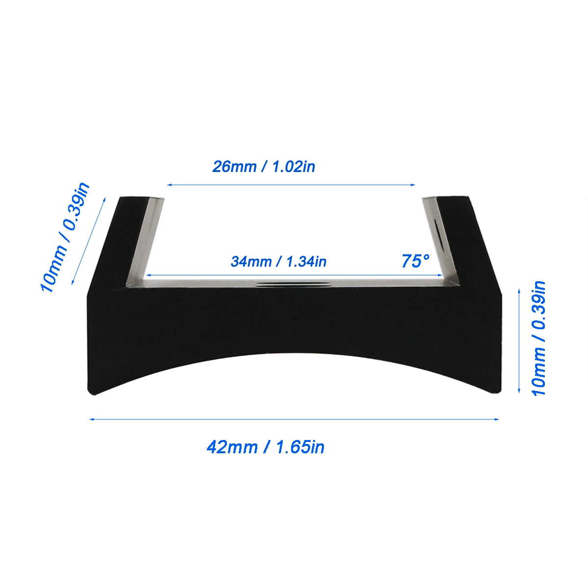 SVBONY Fully Metal Bracket Base Shoe + 42mm Dovetail UNC 1/4-20 Mounting for Optical Telescope Guiding Scope for telescope adapter bracket