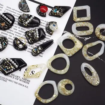 

1 Set Crystal Epoxy Resin Mold Earring Pendant Casting Silicone Mould Handmade DIY Crafts Jewelry Making Tools