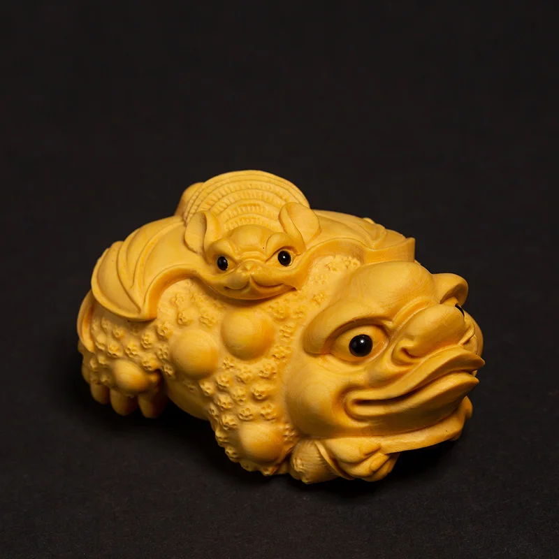 Трехфутовая жаба HuangYangMu Wenwan деревянная ручная игрушка поделки счастливый фэн шуй
