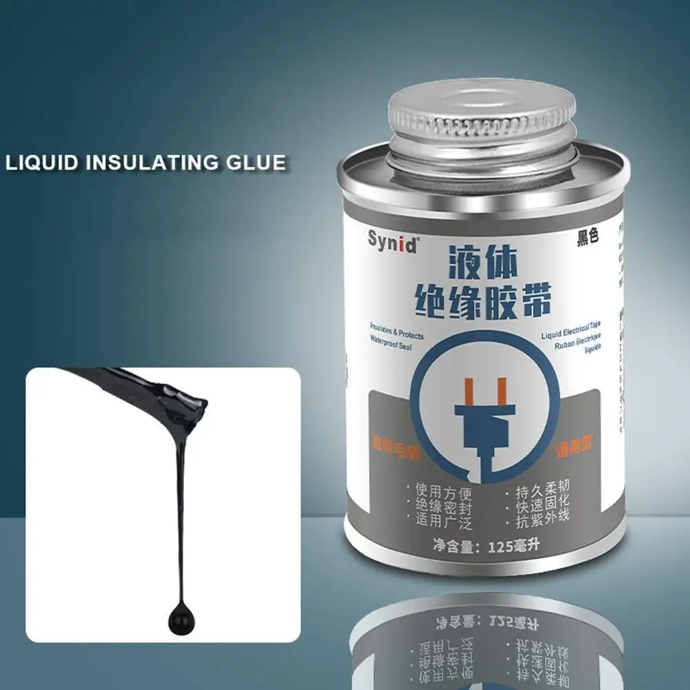 30ml líquido isolação fita colar impermeável anti-uv fita circuito placa seca chama rápida solda cola líquido selo rápido reta i1m2