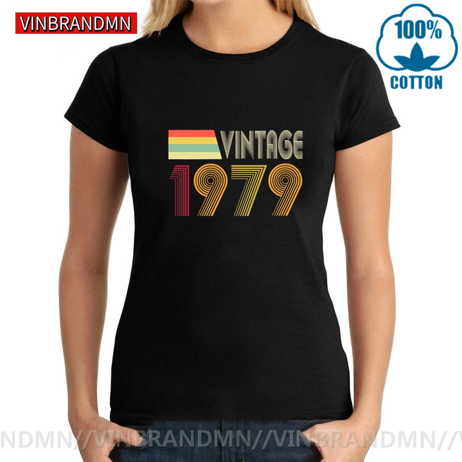 Camiseta в винтажном стиле 1979 футболка 70s Новая мода Vestido Ретро легендарные футболки