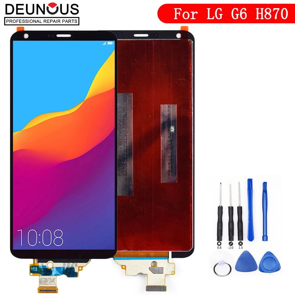 

5.7" ORIGINAL LCD For LG G6 Display Touch Screen with Frame For LG G6 LCD Display Replacement H870 H870DS H872 LS993 VS998 US997