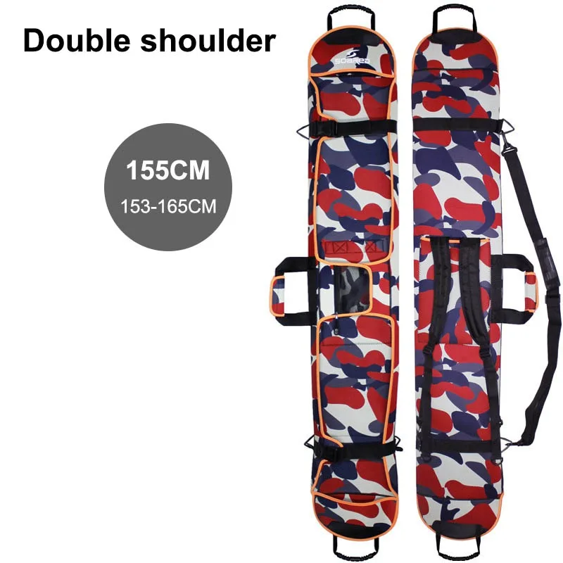 

Ski Bag For Snowboarding Water Resistant Protective Cover Carry Bags Hand Carrier With Single / Double Shoulder Strap