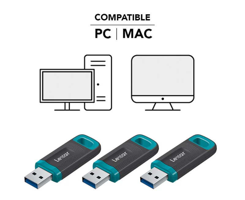 Флеш-накопитель Lexar, 64 ГБ, USB флеш-накопитель, 32 ГБ, 128 ГБ, USB3.1, флеш-накопитель, USB флешка для ноутбука