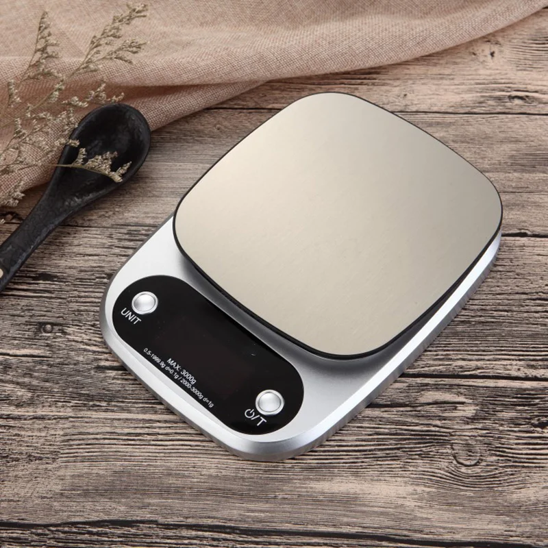 Multifunctional Electronic Kitchen Scale Digital Food Scale LCD Display High Precision Measuring Tool Household Weight Scale