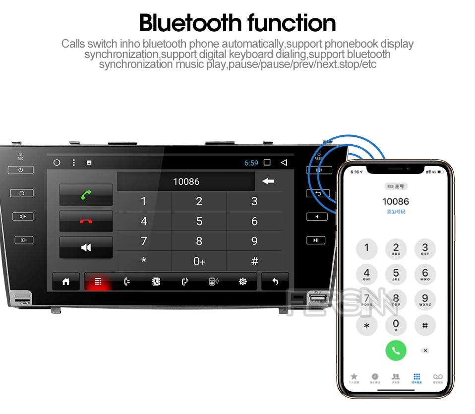CLKMR9060 ips PX30 Android 9,0 автомобильный gps-навигатор для Toyota camry 2008 2009 2010 2011 dvd-плеер автомобиля стерео радио gps