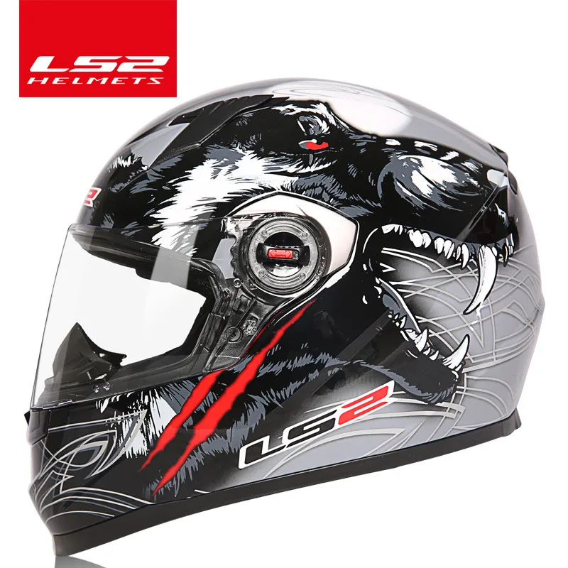 LS2 Clown full face motorcycle helmet ls2 FF358 motocross racing man woman casco moto casque ECE Approved