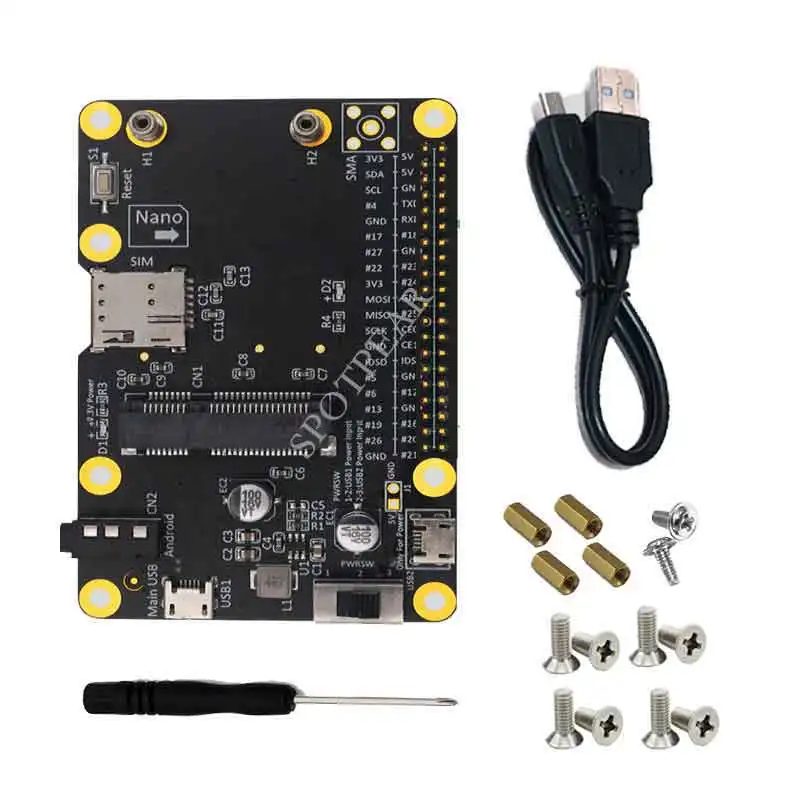 

Raspberry Pi 3G/4G/LTE сетевая карта адаптер мини PCI-E USB 2,0