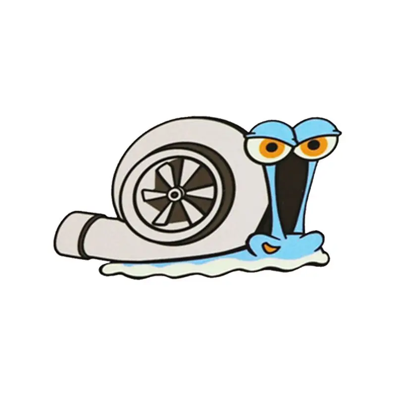 

5pcs 11.8CM*8CM Cartoon Car Styling Reflective Waterproof Funny Animal Snail PVC Car Sticker Decal