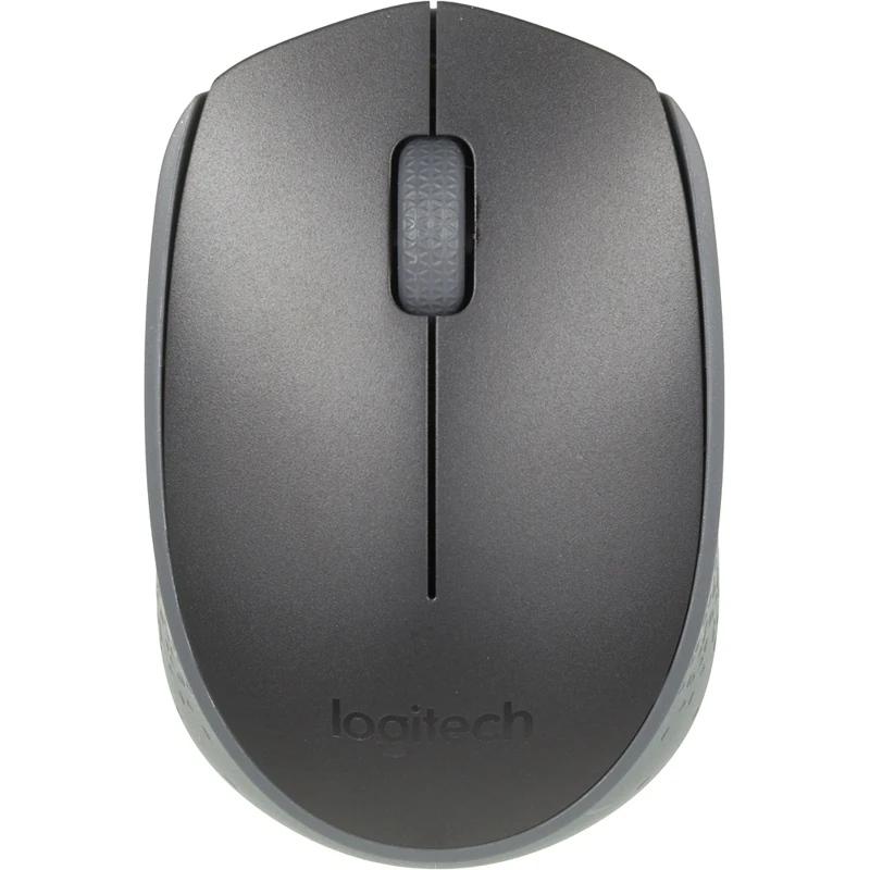 Мышь Logitech M171 черный оптическая(1000dpi) беспроводная USB(2but