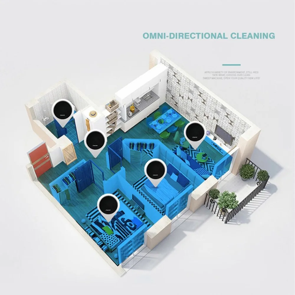 Auto Steering Smart Cleaning Robot Noiseless Auto Floor Dust Dirt Vacuum Cleaner 360-degree Rotation Sweeping Machine Drop ship