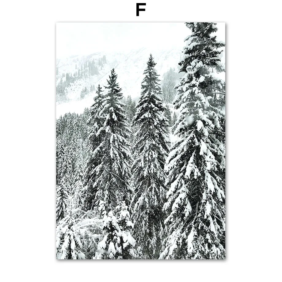 Reindeer-Cedar-Winter-Snow-Forest-House-Wall-Art-Canvas-Painting-Nordic-Posters-And-Prints-Wall-Pictures (8)