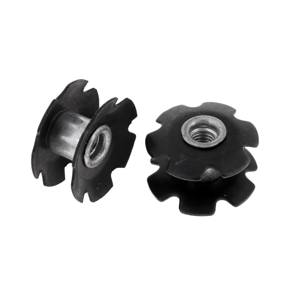 5 Pack Cycling Mountain Road Bike Bicycle Threadless Headset Star Nut 1-1/8