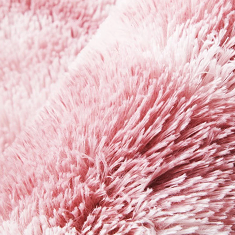 Пушистый круглый ковер ковры для гостиной Декор ковры из искусственного меха детская комната длинные плюшевые Коврики для спальни мохнатый ковер современные коврики