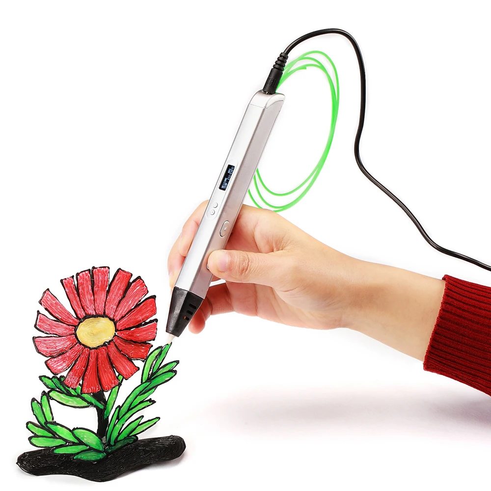 RP800A 3D Professional Printing 3D Pen with OLED Display Generation 3D Drawing Pen for Doodling Art Craft Making and Education RP800A 3D Professional Printing 3D Pen with OLED Display Generation 3D Drawing Pen for Doodling Art Craft Making and Education