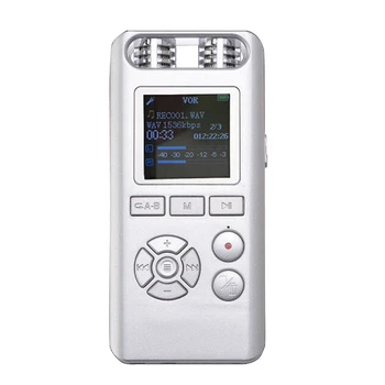 

8GB Digital Voice Recorder o Recorder Remote Sound Control Noise Reduction Stereo Loseless Music MP3 Player