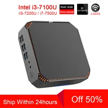 ACEPC CK2 Intel Core Mini PC i7 7500U i5 7200U i3 7100U Mini Pc Windows10 Linux Gigabit WiFi HDMI VGA 6*USB 4K Gaming Mini PC ACEPC CK2 Intel Core Mini PC i7 7500U i5 7200U i3 7100U Mini Pc Windows10 Linux Gigabit WiFi HDMI VGA 6*USB 4K Gaming Mini PC