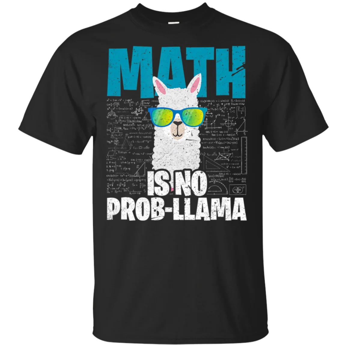 Men'S Math Is No Prob Llama I Teacher футболка размеры M 3Xl брендовая модная футболка| |