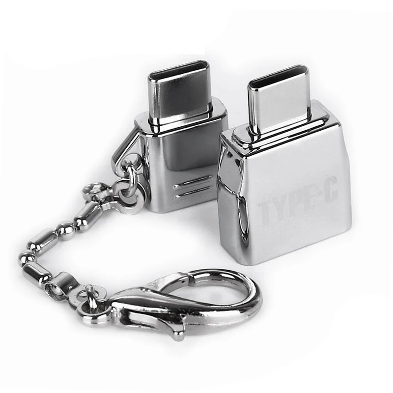 Набор адаптеров для ключей Type C OTG Micro USB и конвертер синхронизации данных зарядный