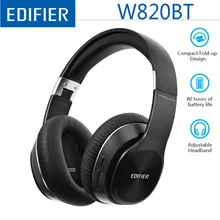 EDIFIER W820BT Bluetooth наушники беспроводные Накладные наушники шумоизоляция технология CSR до 80 часов время воспроизведения легко складывается