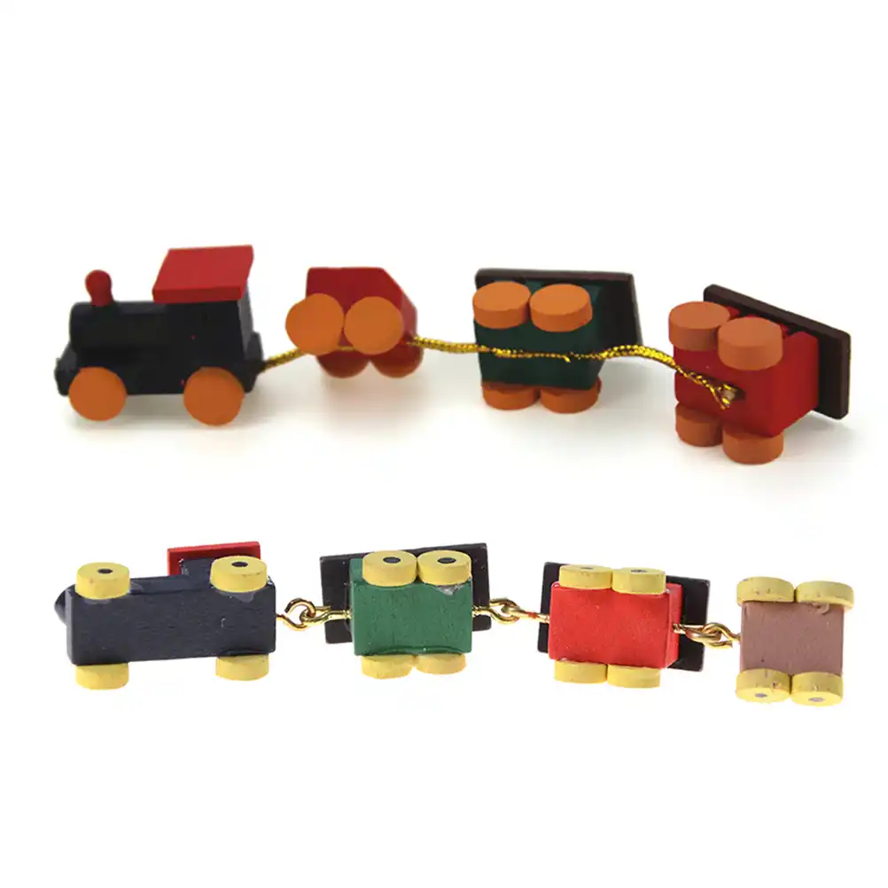 wooden toy trains