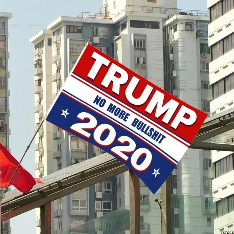 Флаг Трампа 150 90*2020 см двусторонний Печатный флаг Дональда стандарта Keep America Great