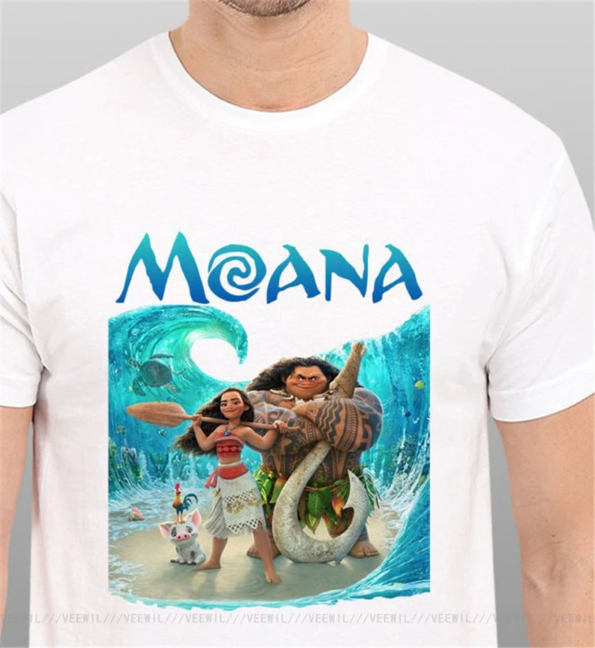 Moana Maui Musical animado fantasía pelicula de aventura T camisa TAMAÑO DE Xs a nueva moda hombres mujeres camiseta diseño divertido|Camisetas| - AliExpress