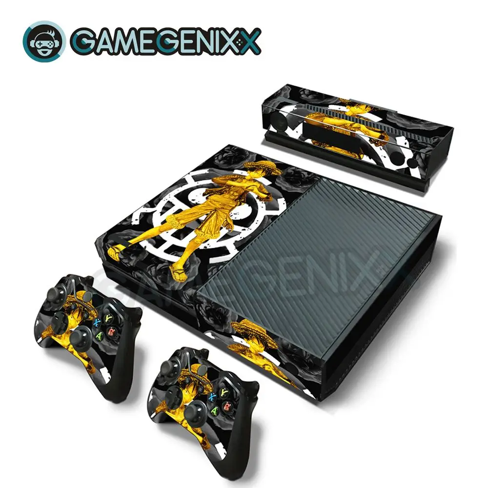 GAMEGENIXX кожаный виток винилопласта с наклейкой чехол Полный набор для Xbox one консоли и 2 контроллера-один кусок