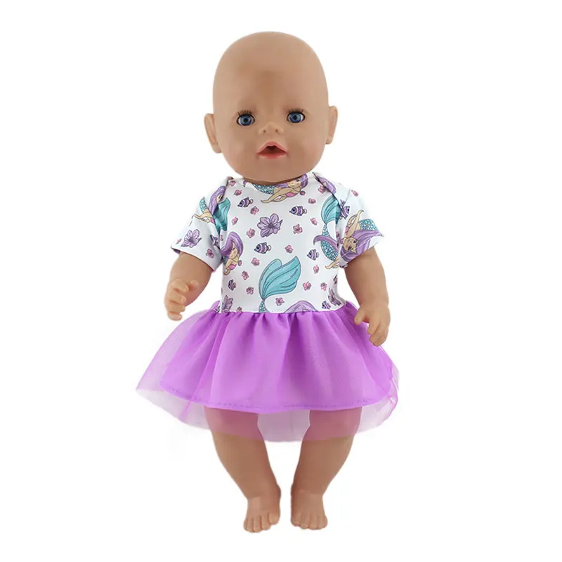 Новое красивое модное платье для 17 дюймов Reborn Baby Doll 43 см для ухода за ребенком для мам Одежда - Цвет: 10