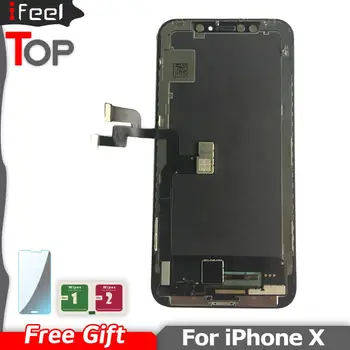 

AMOLED For iPhone X LCD Display + Touch Screen With Digitizer Replacement Assembly Replacement Parts Black