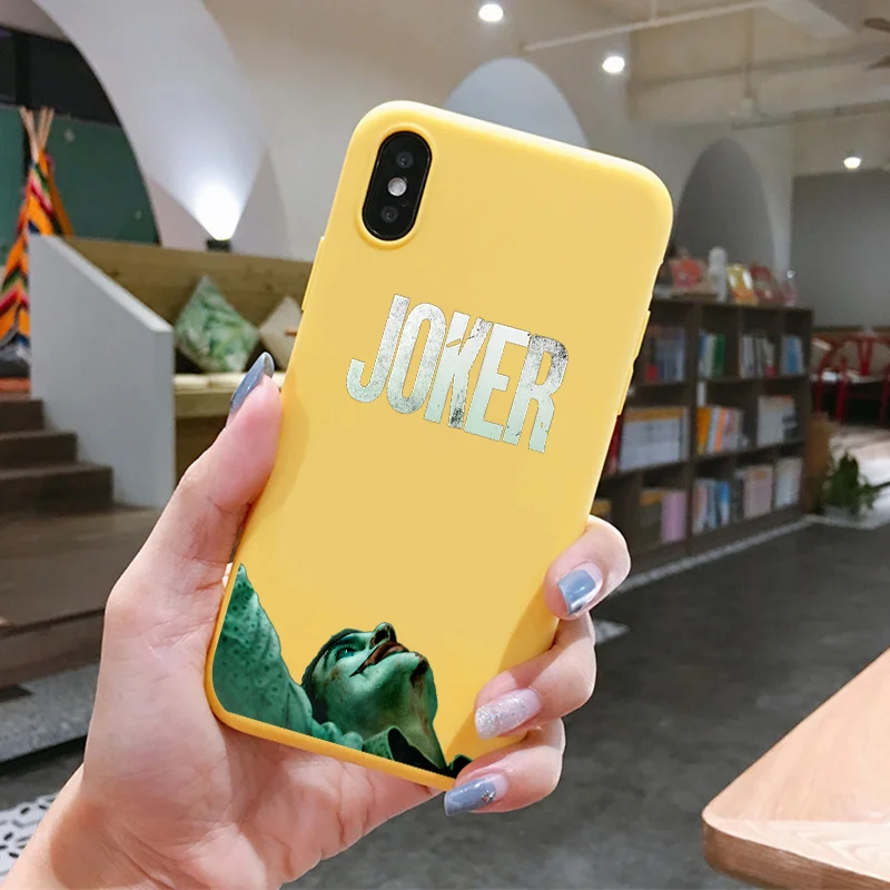 JOKER Arthur мягкий силиконовый черный чехол для телефона iPhone 11 pro 5s se 6 6s 7 8 plus X Xs XR MAX