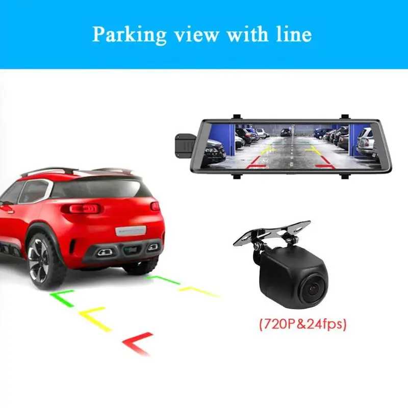Phisung H900 Full HD 1080P Автомобильный видеорегистратор Камера 9,88 дюймов зеркало заднего вида Цифровая видеокамера авторегистратор