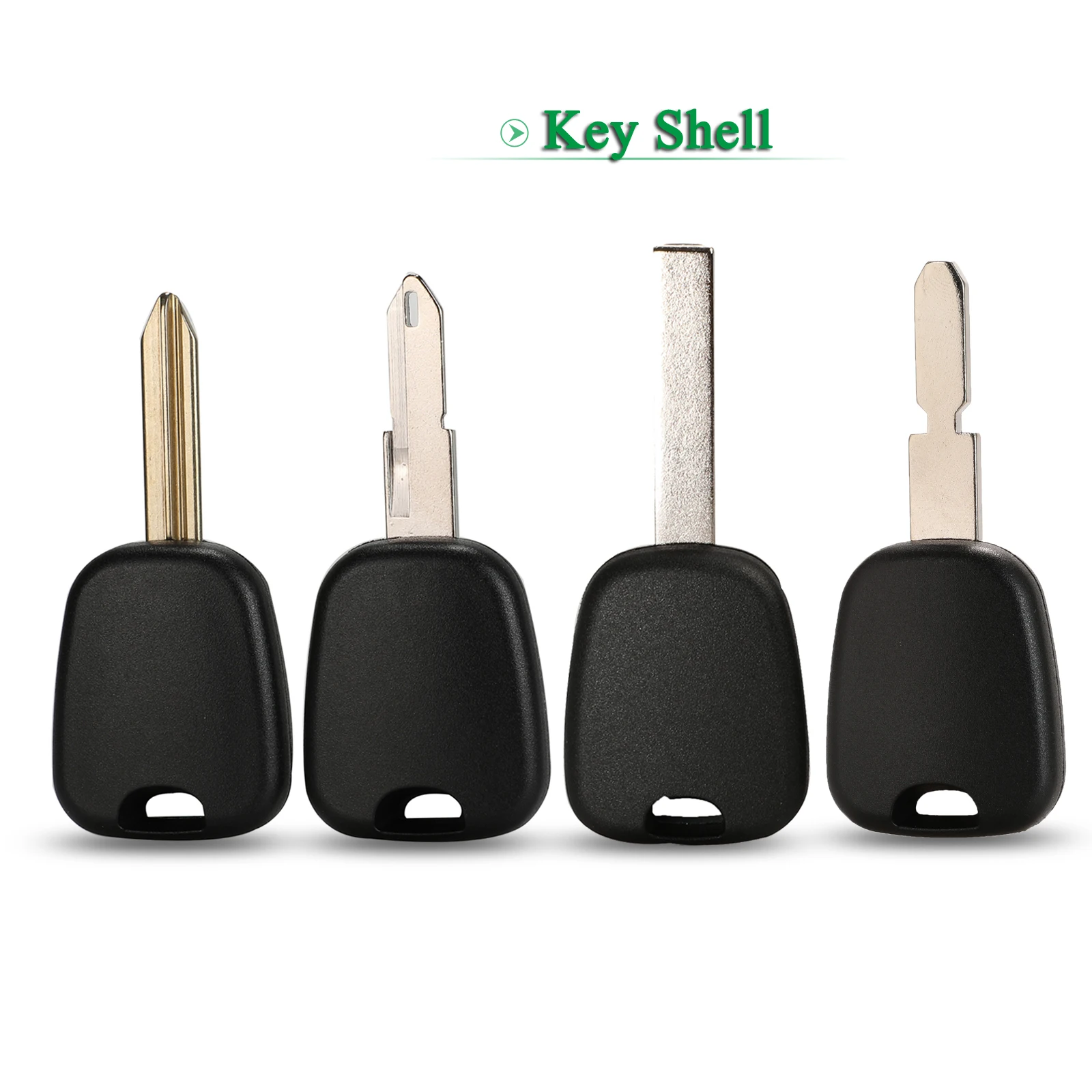 

jingyuqin 10pcs Transponder Car Key Shell Fob For Citroen C2 C3 C4 Fit Peugeot 106 107 307 207 306 406 VA2 HCA SX9 Ne73 Blade