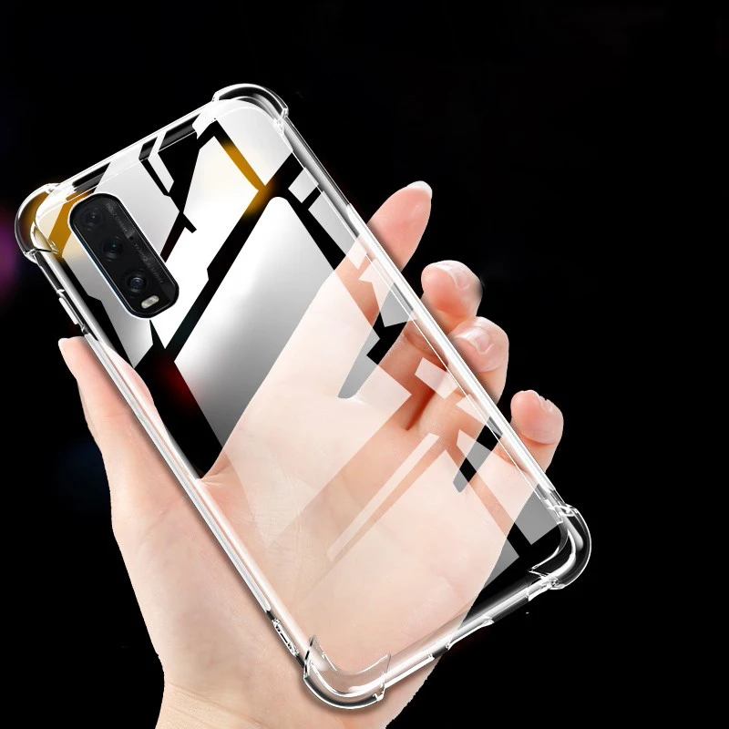 For OPPO Find X2 Pro Case Transparent Soft TPU Silicone Lite NEO K7 Back Cover | Мобильные телефоны и аксессуары