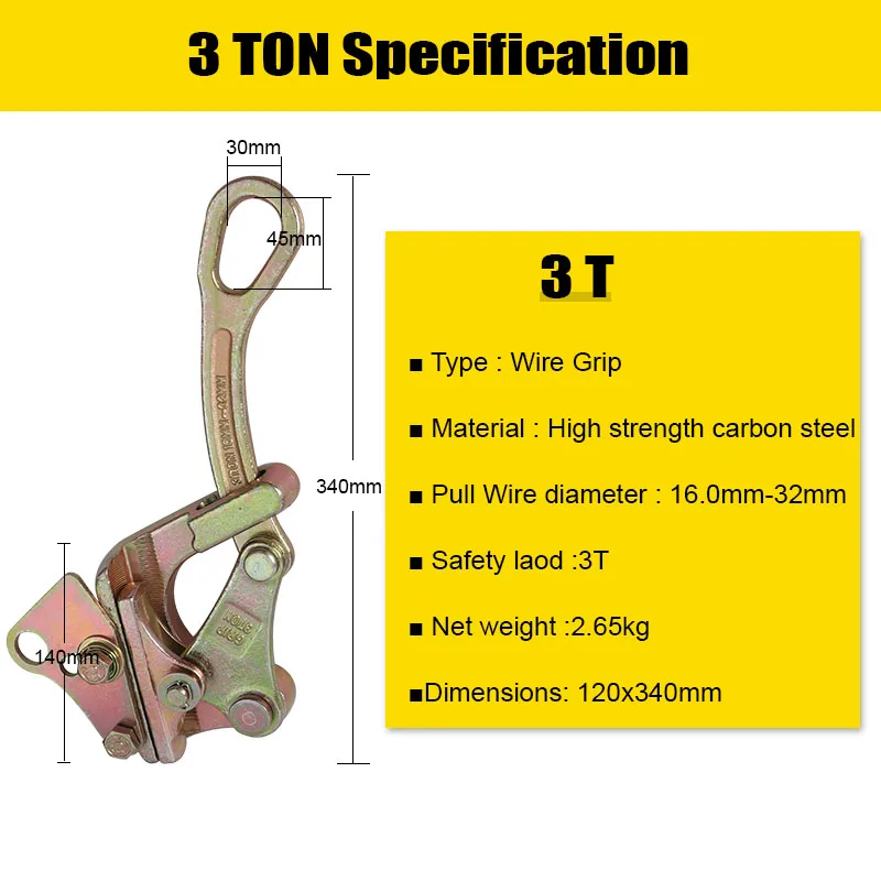 ferramenta para puxar cabo de aco 3t 01