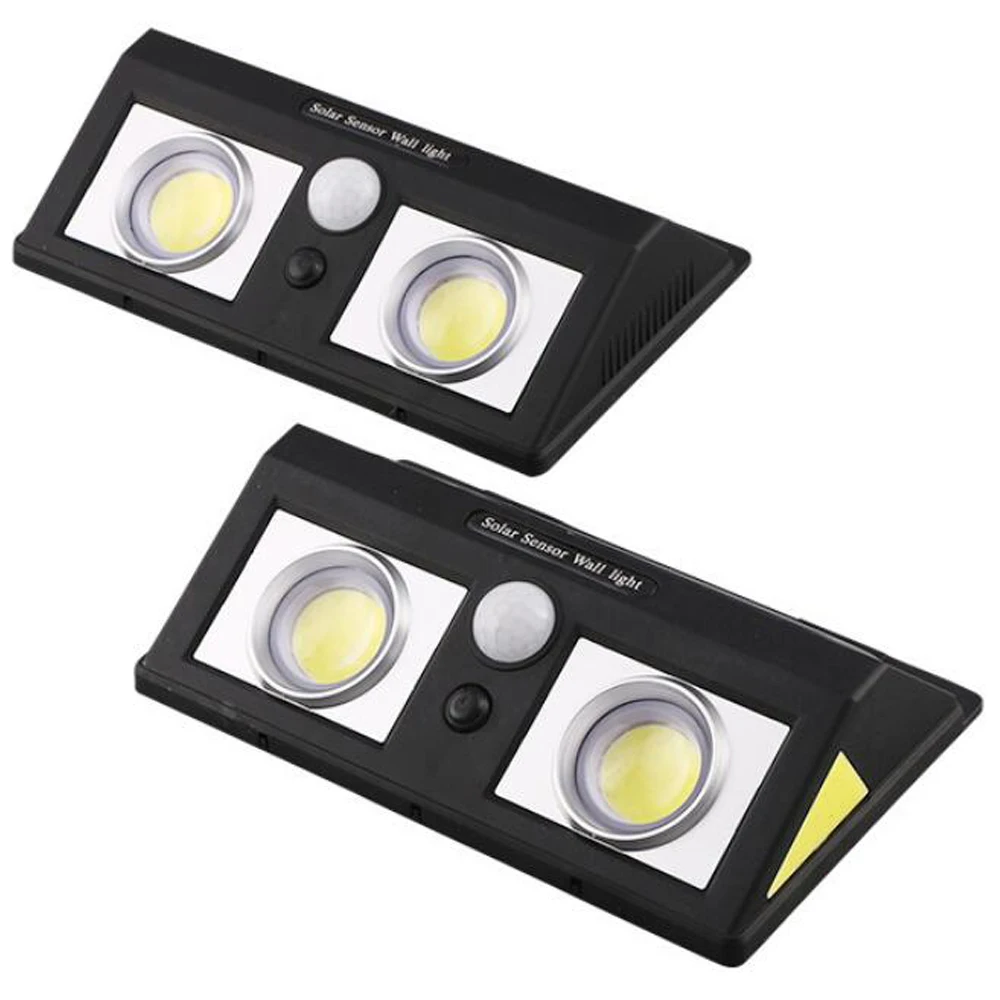 

10W 5W Solar Power COB LED Light Wall Mount Garden Fence Infrared Motion-Sensor Patio Security Outdoor Landscape light 1200mAh